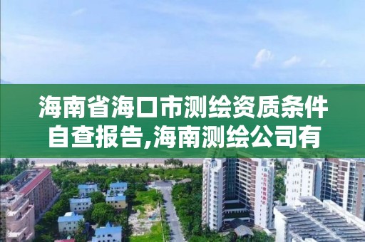 海南省海口市测绘资质条件自查报告,海南测绘公司有多少家。