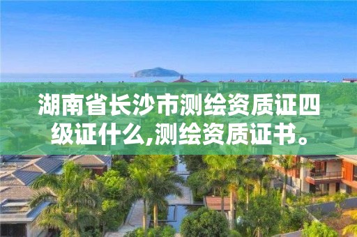 湖南省长沙市测绘资质证四级证什么,测绘资质证书。