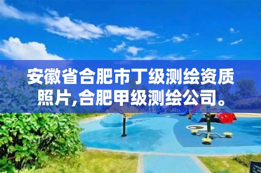 安徽省合肥市丁级测绘资质照片,合肥甲级测绘公司。