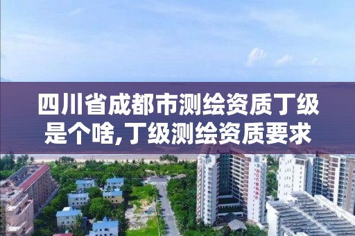 四川省成都市测绘资质丁级是个啥,丁级测绘资质要求。