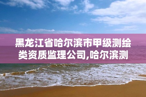 黑龙江省哈尔滨市甲级测绘类资质监理公司,哈尔滨测量公司。