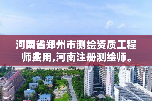 河南省郑州市测绘资质工程师费用,河南注册测绘师。