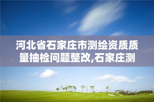 河北省石家庄市测绘资质质量抽检问题整改,石家庄测绘公司有哪些。