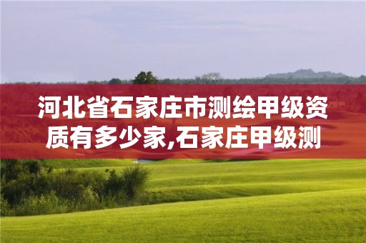 河北省石家庄市测绘甲级资质有多少家,石家庄甲级测绘公司。