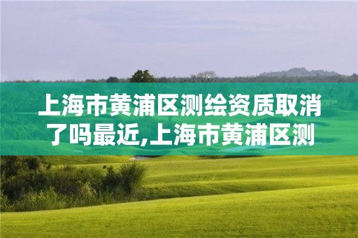 上海市黄浦区测绘资质取消了吗最近,上海市黄浦区测绘资质取消了吗最近新闻。