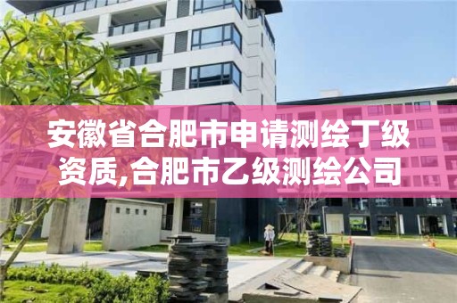 安徽省合肥市申请测绘丁级资质,合肥市乙级测绘公司。