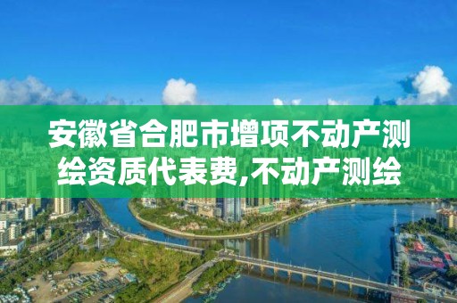 安徽省合肥市增项不动产测绘资质代表费,不动产测绘收费文件。