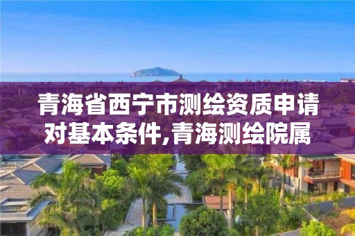 青海省西宁市测绘资质申请对基本条件,青海测绘院属于什么单位。