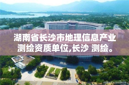 湖南省长沙市地理信息产业测绘资质单位,长沙 测绘。