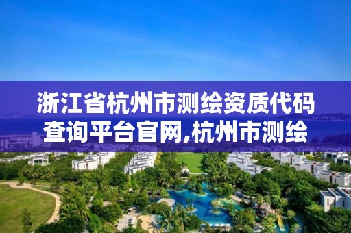 浙江省杭州市测绘资质代码查询平台官网,杭州市测绘管理服务平台。