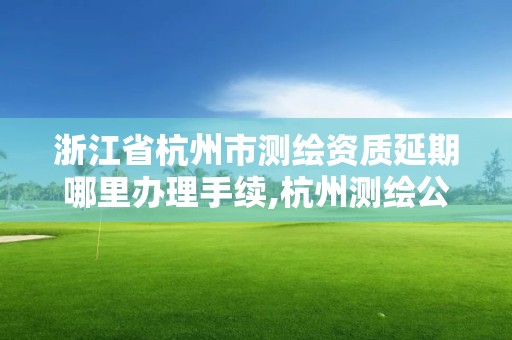 浙江省杭州市测绘资质延期哪里办理手续,杭州测绘公司有哪几家。