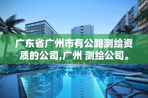 广东省广州市有公路测绘资质的公司,广州 测绘公司。