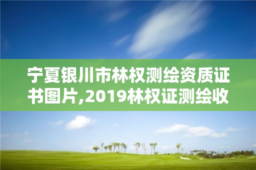 宁夏银川市林权测绘资质证书图片,2019林权证测绘收费标准。