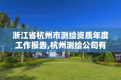 浙江省杭州市测绘资质年度工作报告,杭州测绘公司有哪几家。