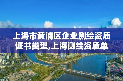 上海市黄浦区企业测绘资质证书类型,上海测绘资质单位。