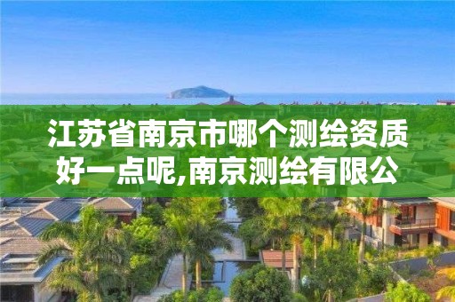 江苏省南京市哪个测绘资质好一点呢,南京测绘有限公司。