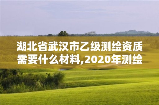 湖北省武汉市乙级测绘资质需要什么材料,2020年测绘资质乙级需要什么条件。