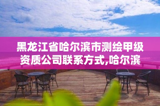 黑龙江省哈尔滨市测绘甲级资质公司联系方式,哈尔滨测绘公司电话。