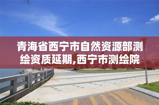 青海省西宁市自然资源部测绘资质延期,西宁市测绘院招聘公示。