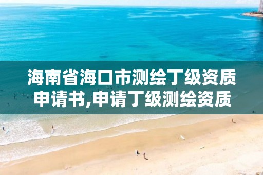 海南省海口市测绘丁级资质申请书,申请丁级测绘资质的具体流程。