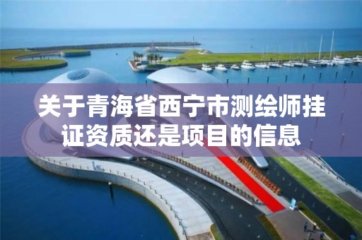 关于青海省西宁市测绘师挂证资质还是项目的信息