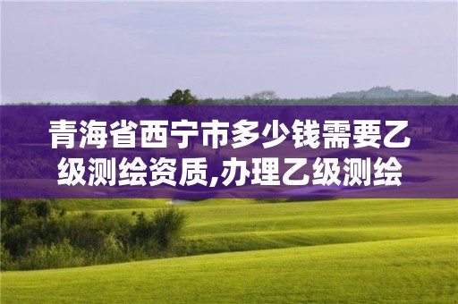 青海省西宁市多少钱需要乙级测绘资质,办理乙级测绘资质花多少钱。