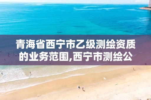 青海省西宁市乙级测绘资质的业务范围,西宁市测绘公司。