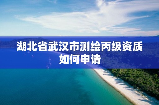 湖北省武汉市测绘丙级资质如何申请