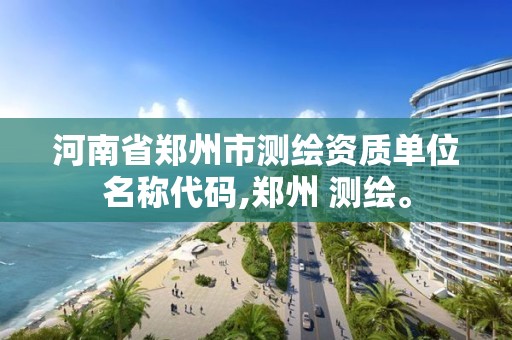 河南省郑州市测绘资质单位名称代码,郑州 测绘。