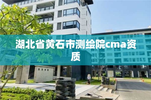 湖北省黄石市测绘院cma资质