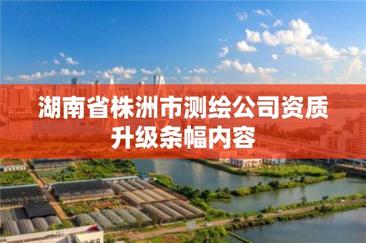 湖南省株洲市测绘公司资质升级条幅内容