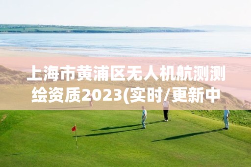 上海市黄浦区无人机航测测绘资质2023(实时/更新中)