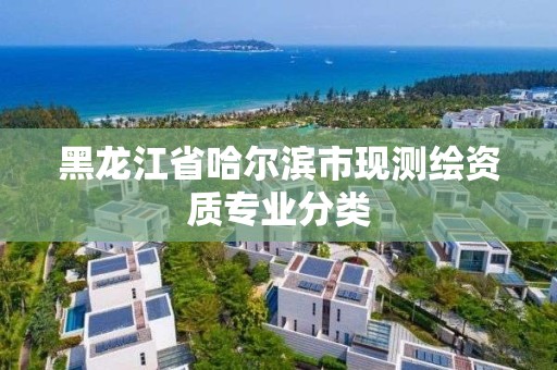 黑龙江省哈尔滨市现测绘资质专业分类