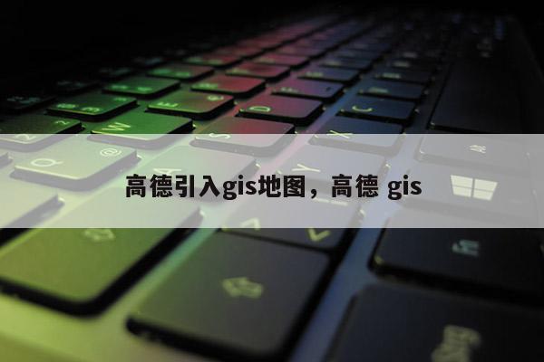 高德引入gis地图，高德 gis