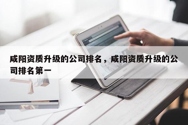 咸阳资质升级的公司排名，咸阳资质升级的公司排名第一