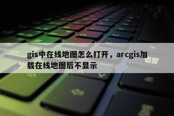 gis中在线地图怎么打开，arcgis加载在线地图后不显示